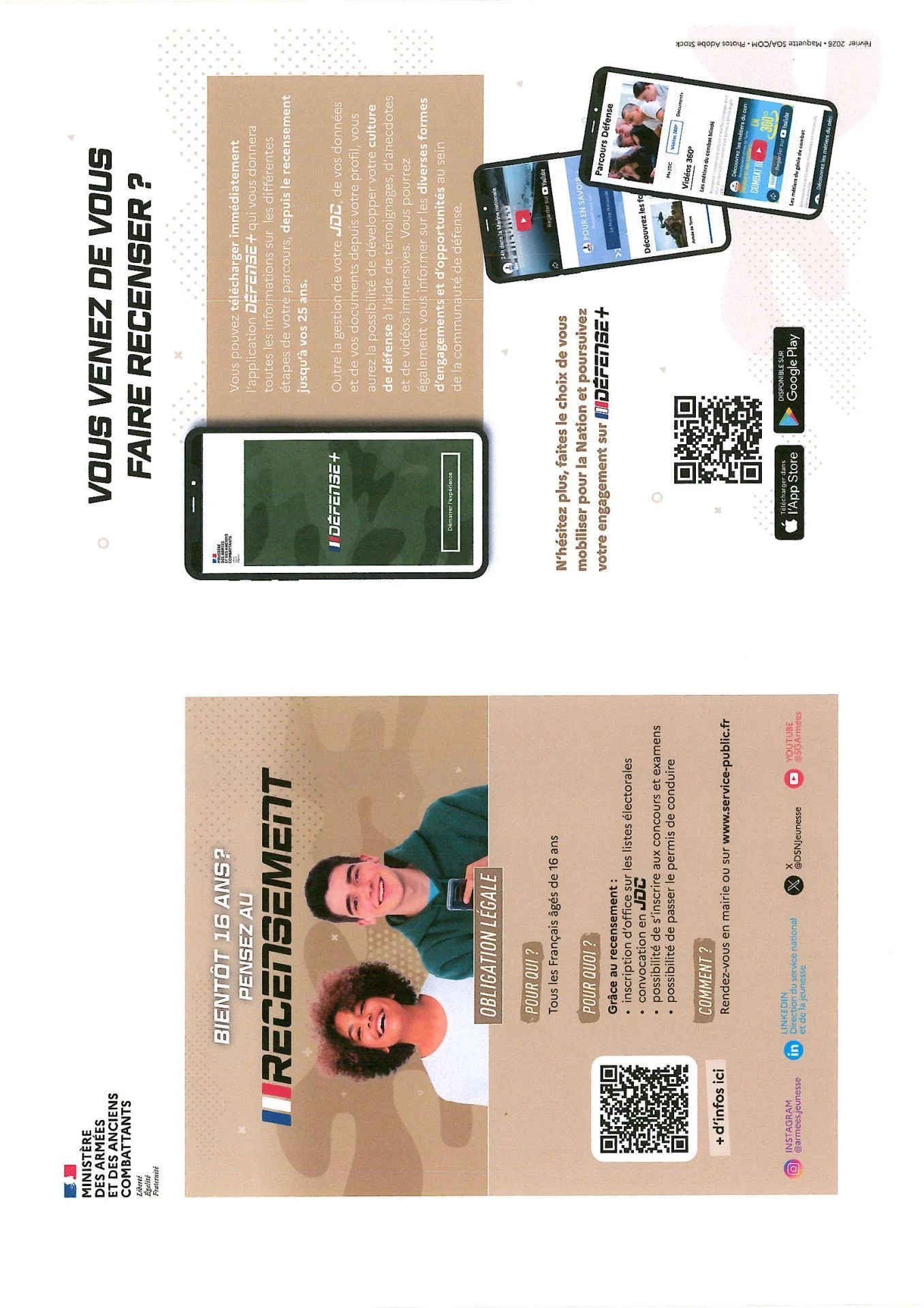 RECENSEMENT MILITAIRE